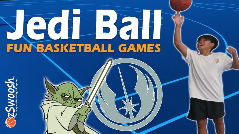 Fun Youth Basketball Drills For Kids - Jedi Ball (Passing game)