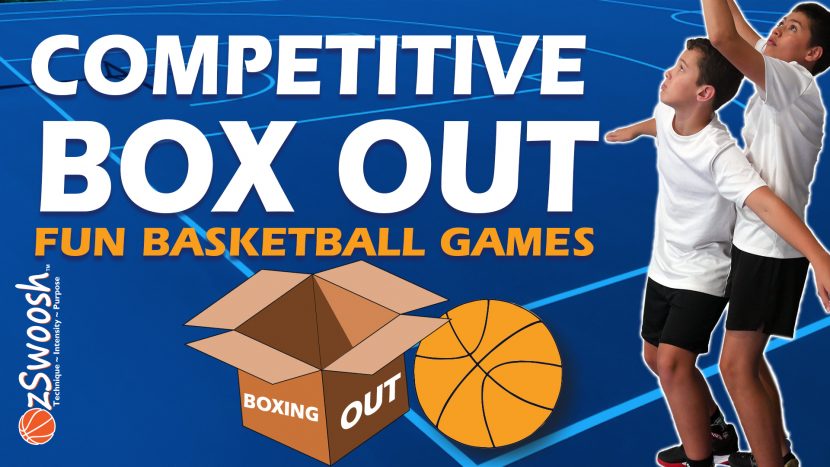 Fun Youth Basketball Rebounding Drill - Competitive Box Out