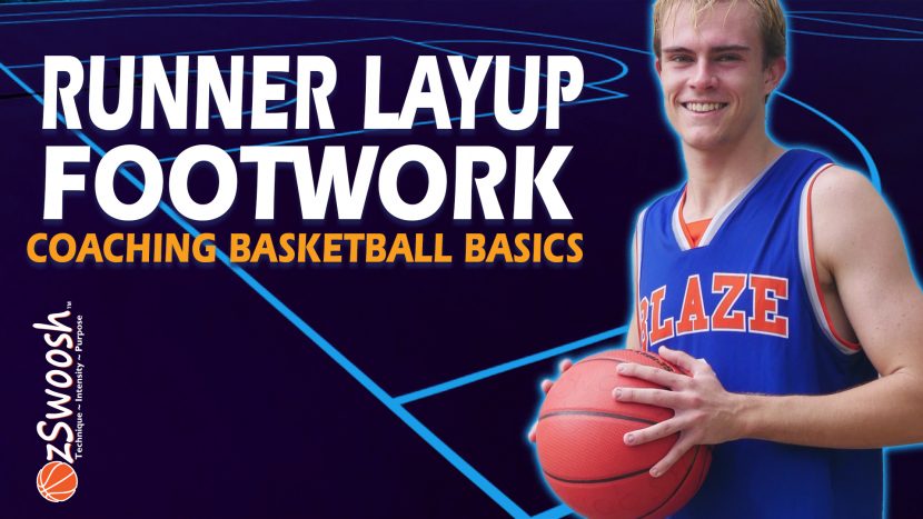 How to do a runner layup in basketball (footwork)
