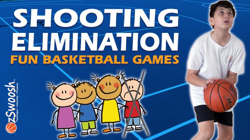 Fun Youth Basketball Drills For Kids - Elimination Shooting Game