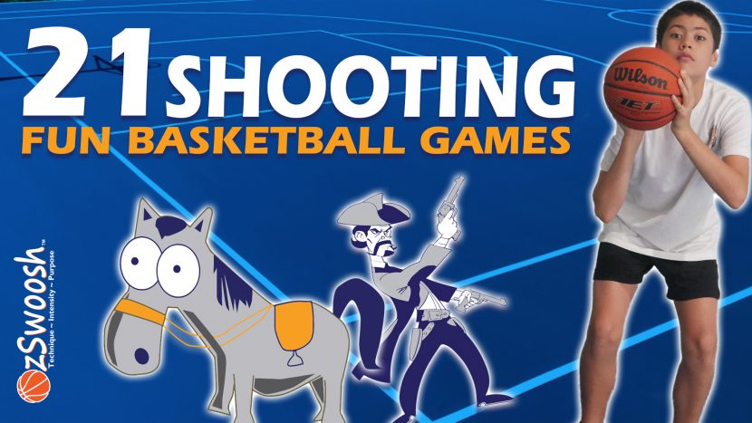 Fun Youth Basketball Games For Kids - 21 (Shooting Drill)