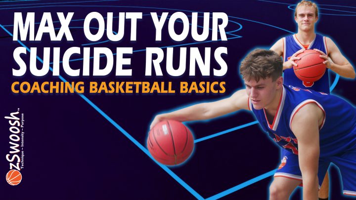 Basketball Agility Drill - ' Suicide Dribbling' - Coaching Basketball Fundamentals