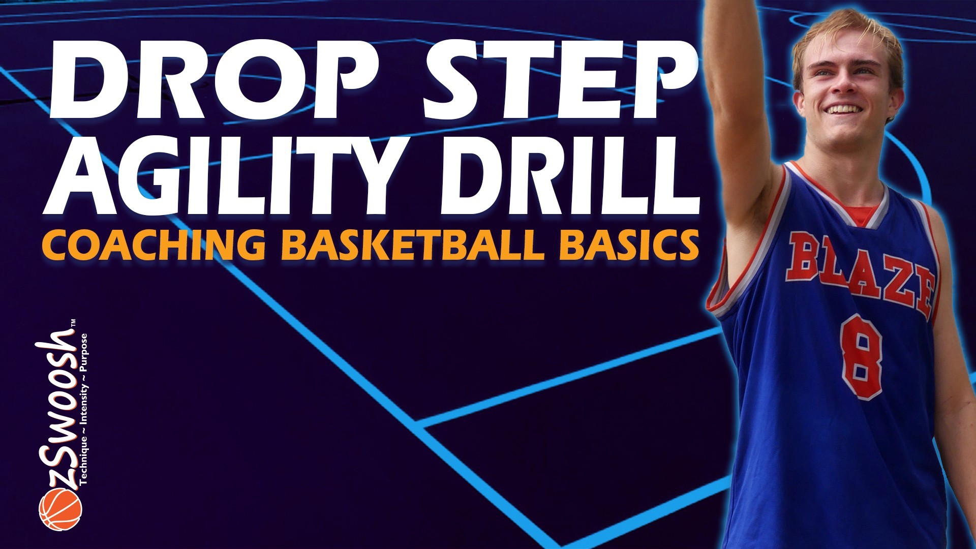 Basketball Close Out Drop Step Agility Drill - Coaching Basketball Fundamentals