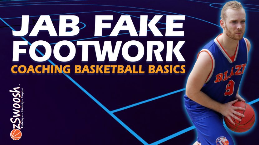 Basic Basketball Drive Jab Fake Footwork - Coaching Basketball Fundamentals