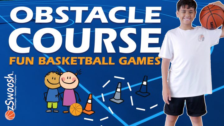 Fun Youth Basketball Drills for Kids - Obstacle Course (Dribbling)