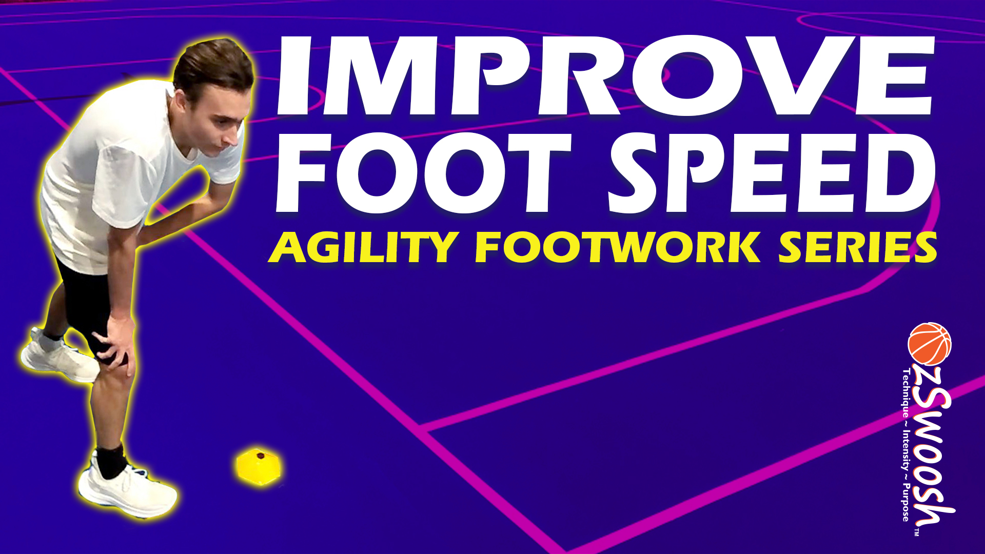 agility footwork drills using markers