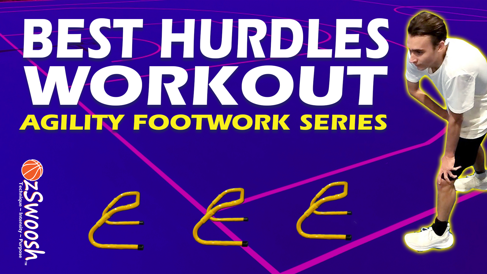 ozswoosh hurdle footwork agility drills for basketball players