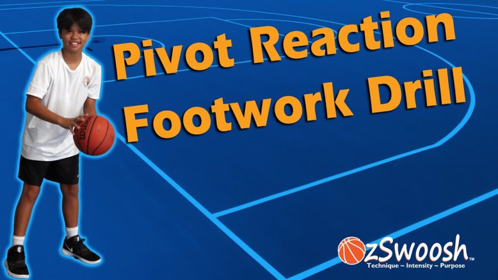 Basic Basketball Footwork Pivot Reaction Drill for Beginners
