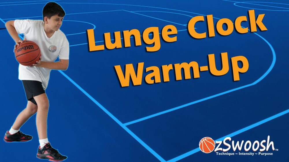 Lunge Clock Warm-up for Youth Basketball Players