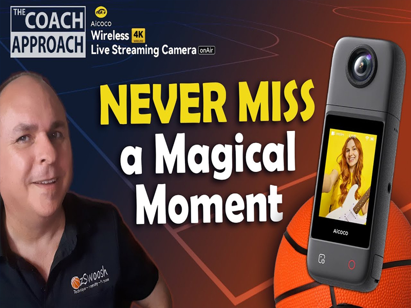 AiCoco 4k Live Streaming Camera for Basketball