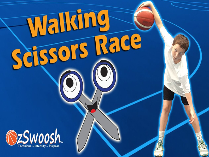 Fun Basketball Ball Control Dribbling Race