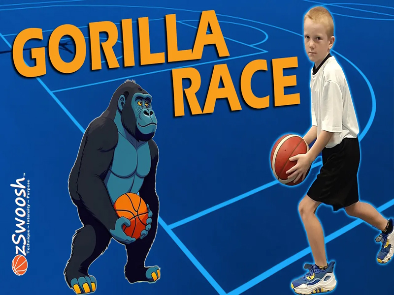 Gorilla Youth Basketball Ball Control Drill