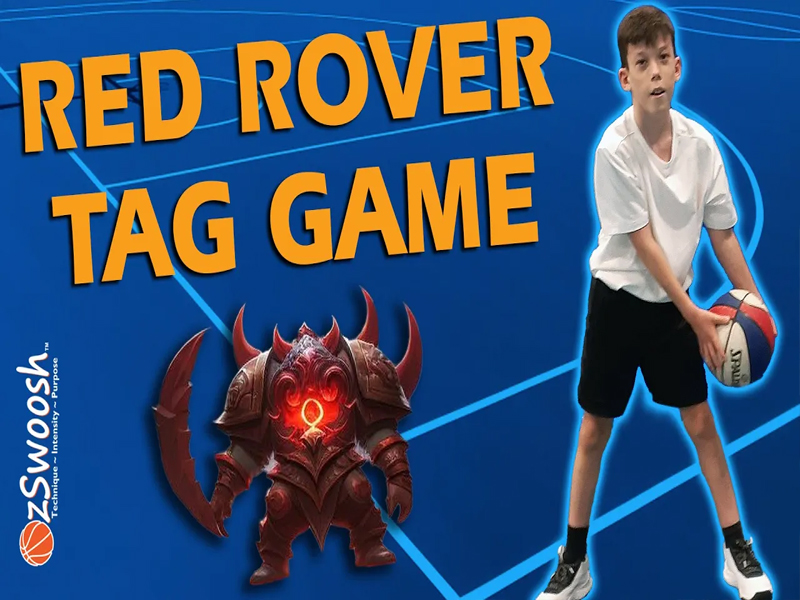 Red Rover Fun Basketball Dribbling Game